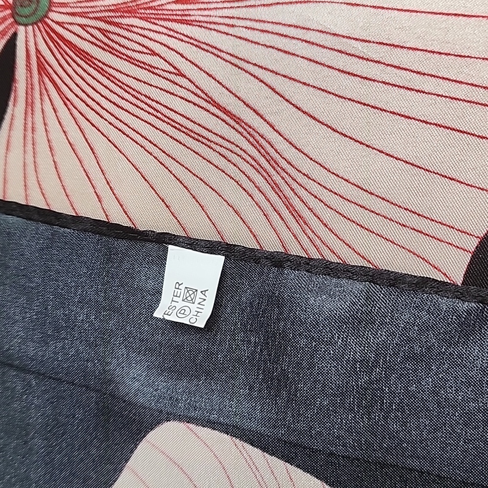 Square Print Scarf - Picture 5 of 5